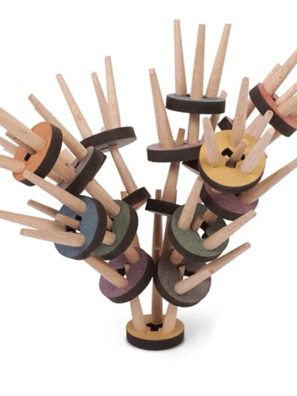 Mokuomo Los Taburetes: Wooden Stool Stacking Art Toy from Spain New MSRP $78 - Picture 10 of 14